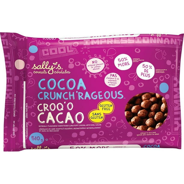 Céréales sans gluten Croq'o Cacao de Sally's