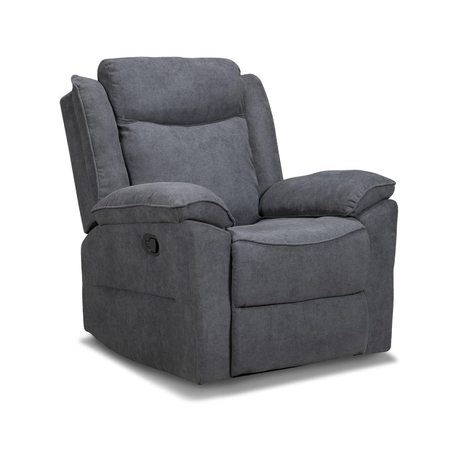 Topline Home Furnishings Soft Grey Glider Recliner | Walmart Canada