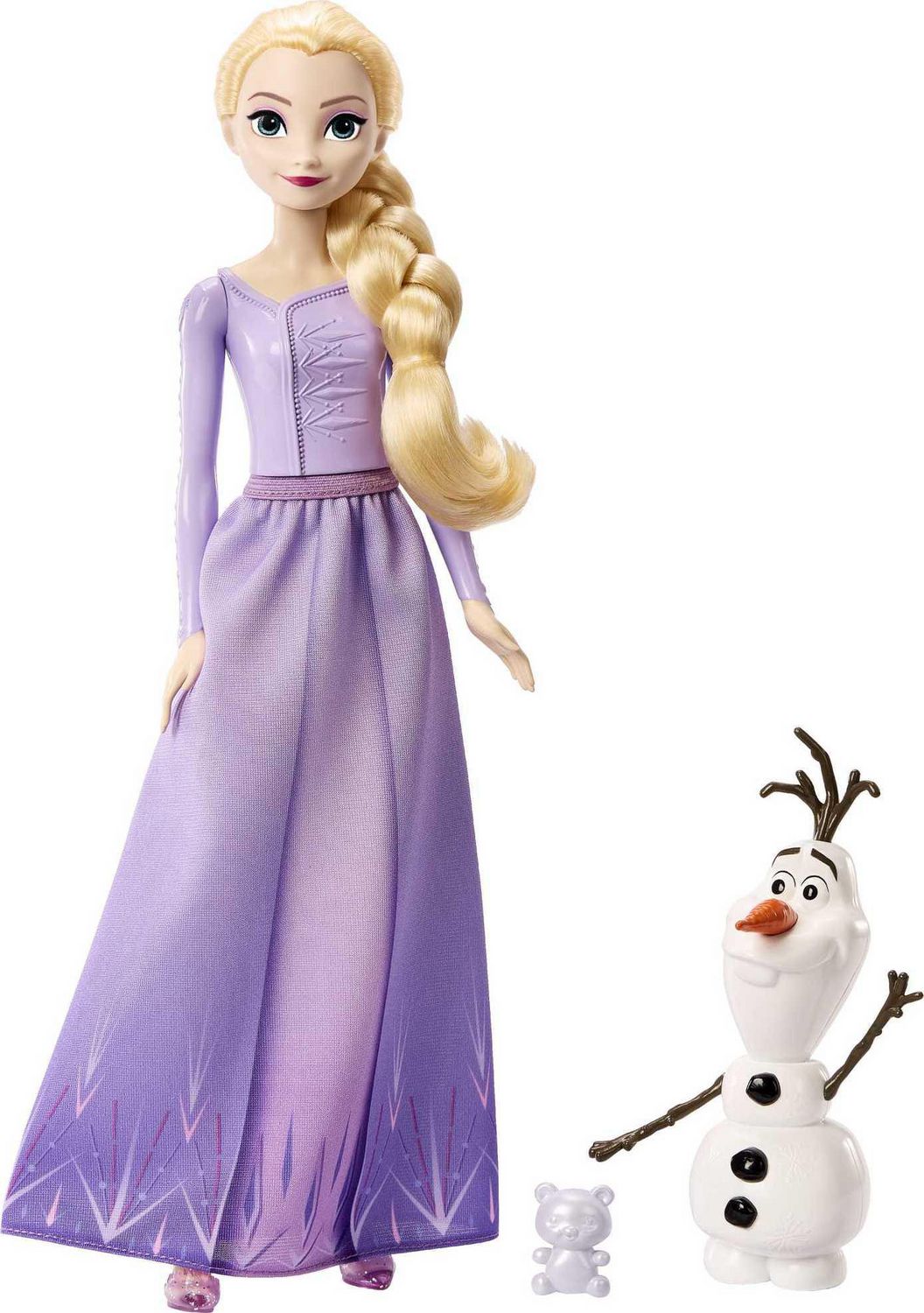 Disney Frozen Toys, Elsa Fashion Doll and Olaf Figure, Ages 3+