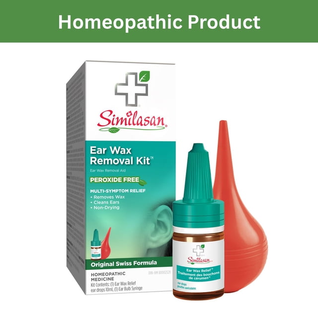 Similasan Ear Wax Removal Kit, Peroxide Free, 10ml