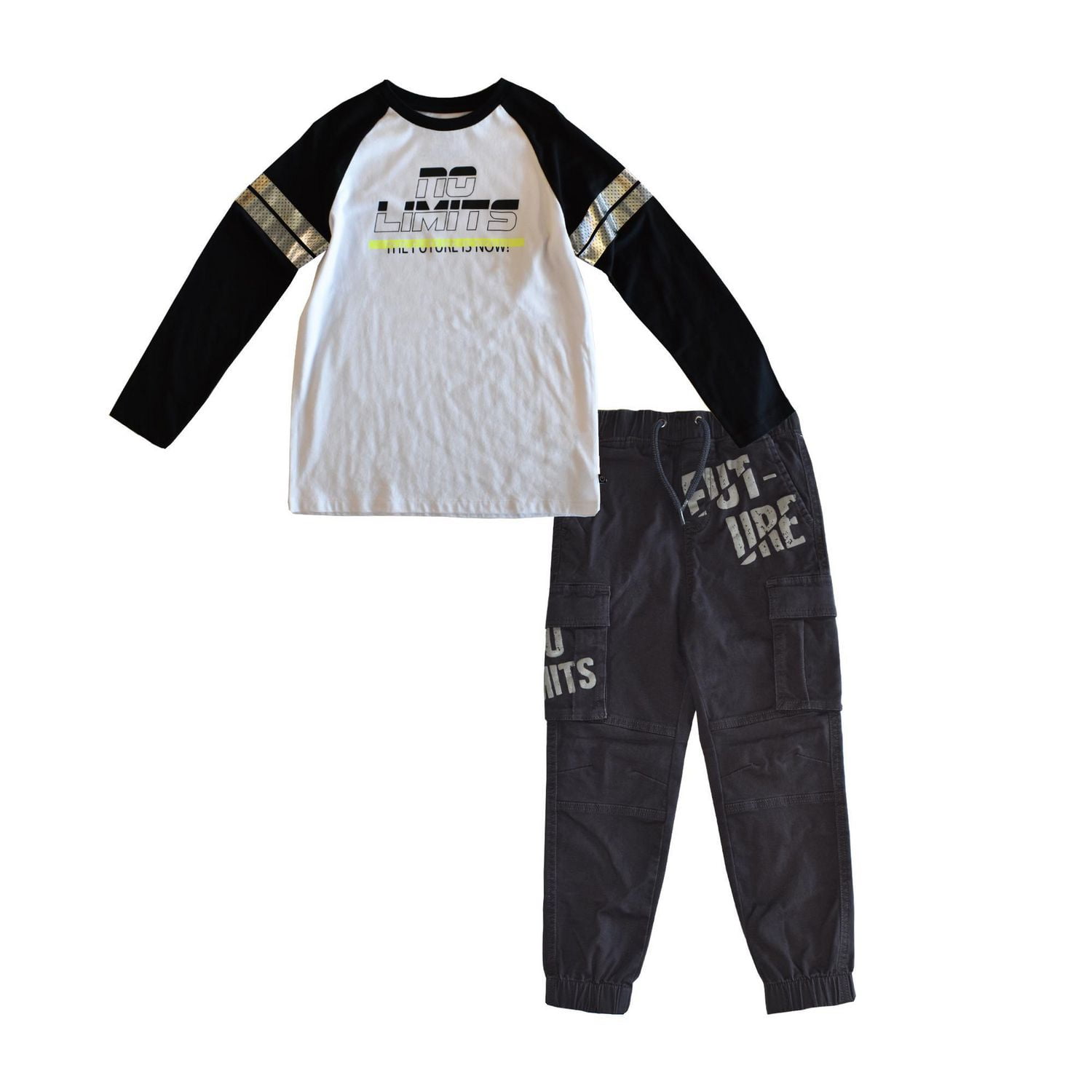 Boy's Mini Pop Kids Future Is Now Long Sleeve T-Shirt