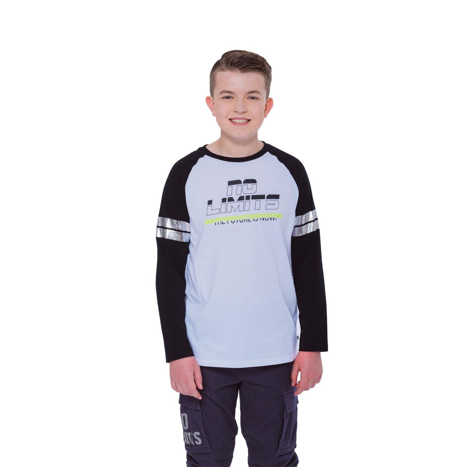 Boy's Mini Pop Kids Future Is Now Long Sleeve T-Shirt