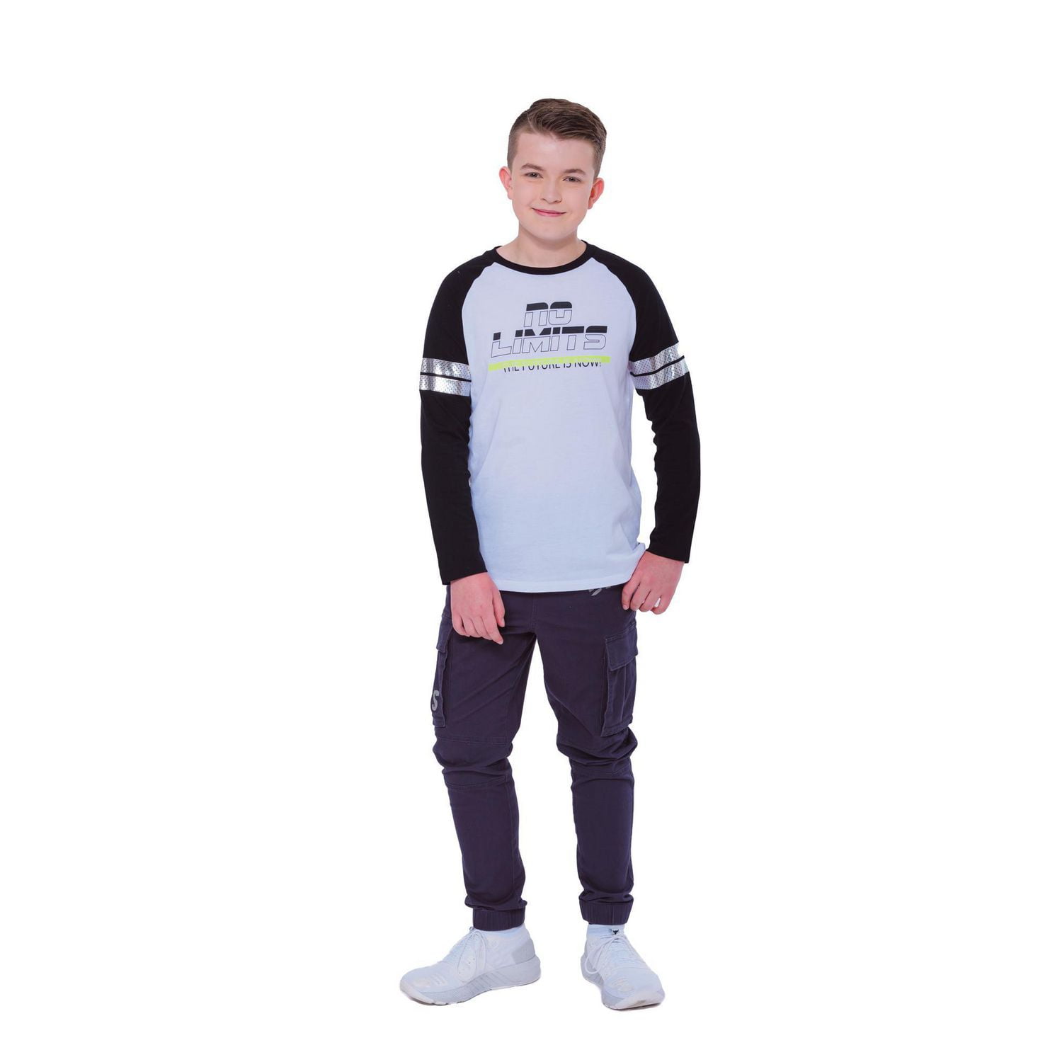 Boy's Mini Pop Kids Future Is Now Long Sleeve T-Shirt