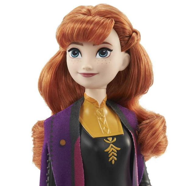 Disney-La Reine des Neiges 2-Anna-Poupée avec habillage et accessoires Âges  3+ 