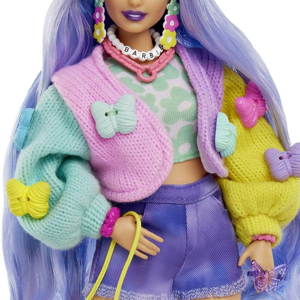 6€51 sur Poupée Barbie Mattel Fashionistas Extra Veste Rose - Poupée -  Achat & prix