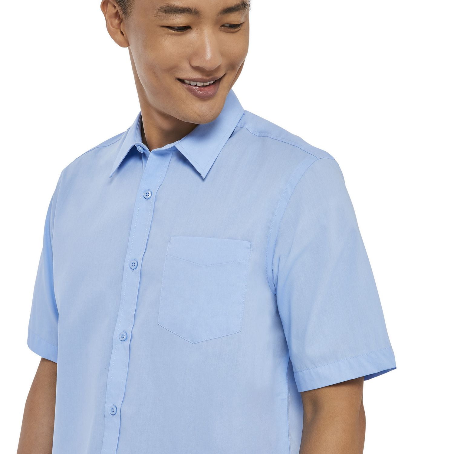 Light blue dress shirt walmart on sale