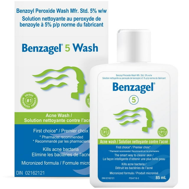 Solution nettoyante Benzagel contre acne