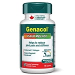 Genacol Soulagement des douleurs – Membrane naturelle de coquille d'oeuf, AminoLock Collagène pour joints, 90 gélules (30 Fourniture de jour)