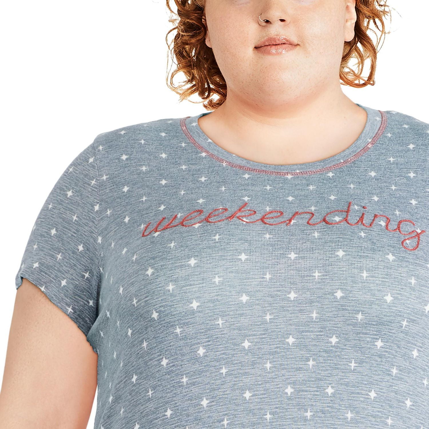 Chemise de nuit en whisper luxe George Plus pour femmes