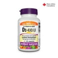 thumbnail image 2 of Webber Naturals Vitamine D3, 400 UI, 2 of 10