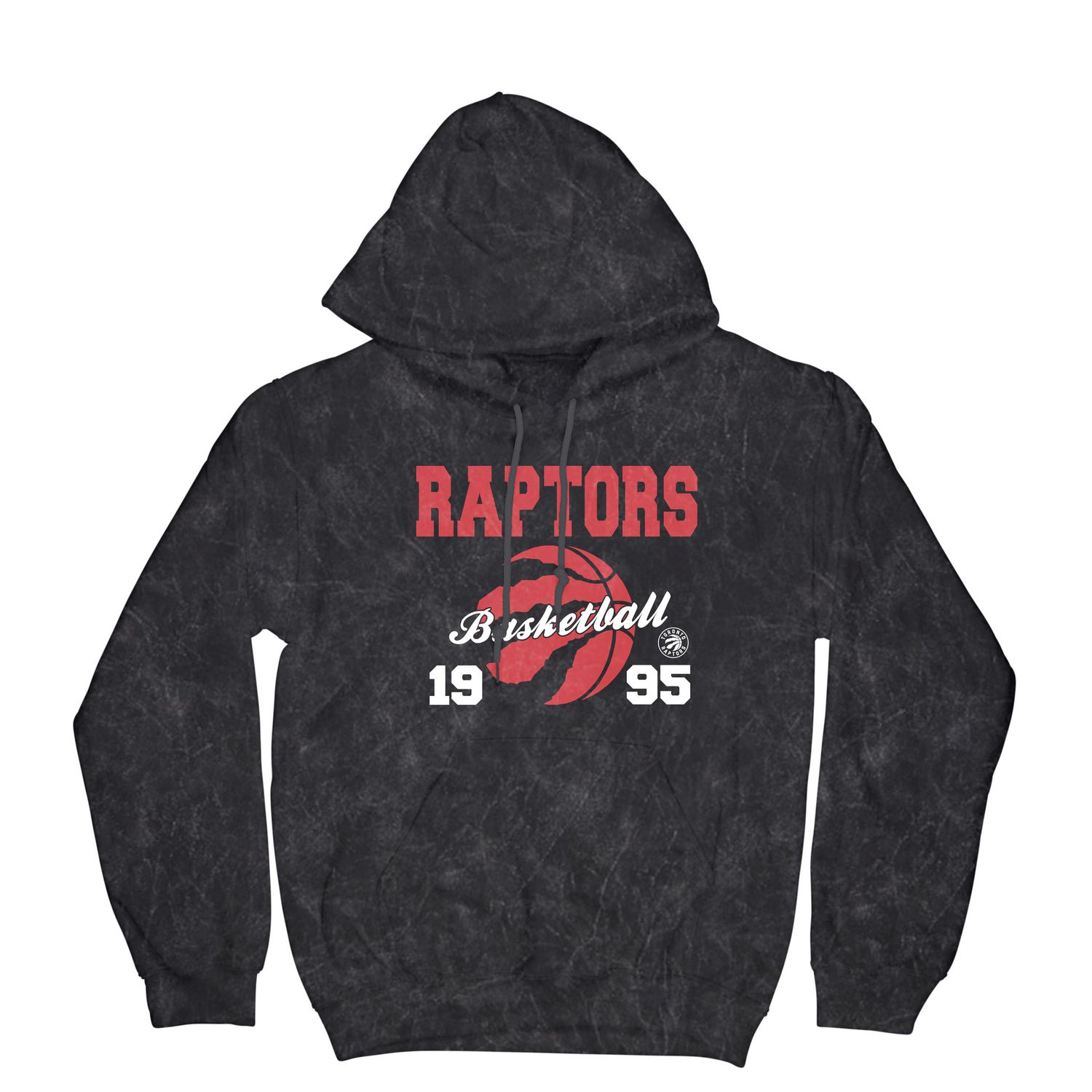 Men's NBA Toronto Raptors Basketball 95 Black Pullover Hoodie