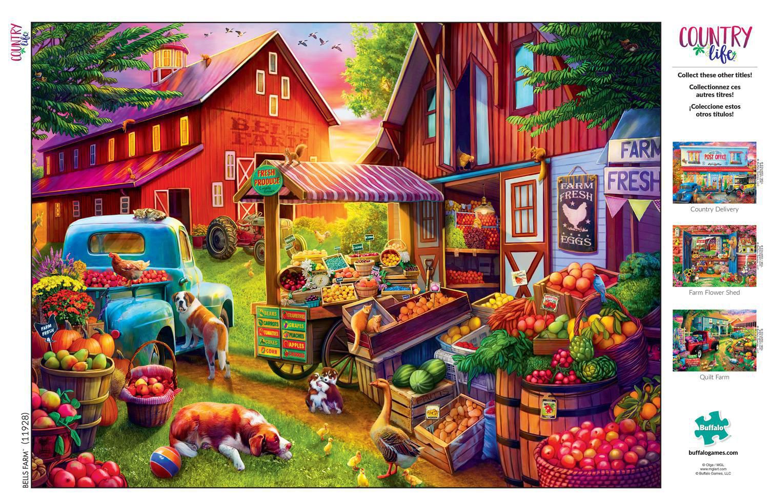 Buffalo Games Country Life Bells Farm 1000 Piece Jigsaw Puzzle - Walmart.ca