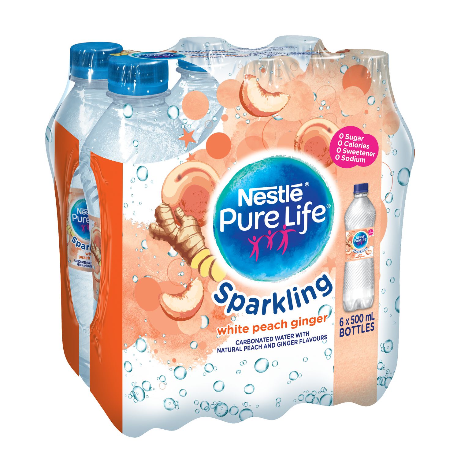 Nestle Pure Life Sparkling White Peach Ginger | Walmart Canada