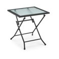 thumbnail image 2 of Mainstays Glass Folding Side Table, 2 of 5