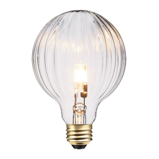 Ampoule en verre halogène Vintage Edison Globo 40 W de Globe Electric,  culot E26, 360 lumens, 84656 