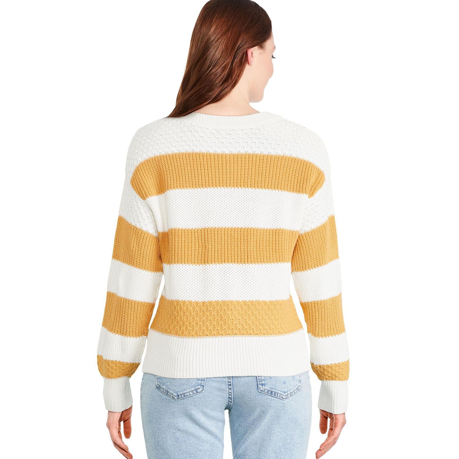 Favorite Festivities Rust Orange Ribbed Knit Cuff Sleeve Sweater