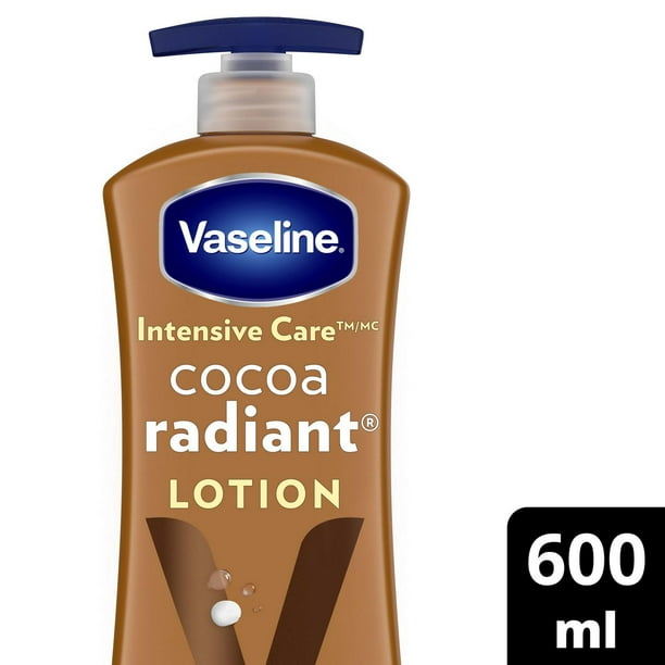 Lotion corporelle Vaseline Intensive Care™ Cocoa Radiant 48H hydratation + lipides ultra-hydratants 600ml Lotion corporelle