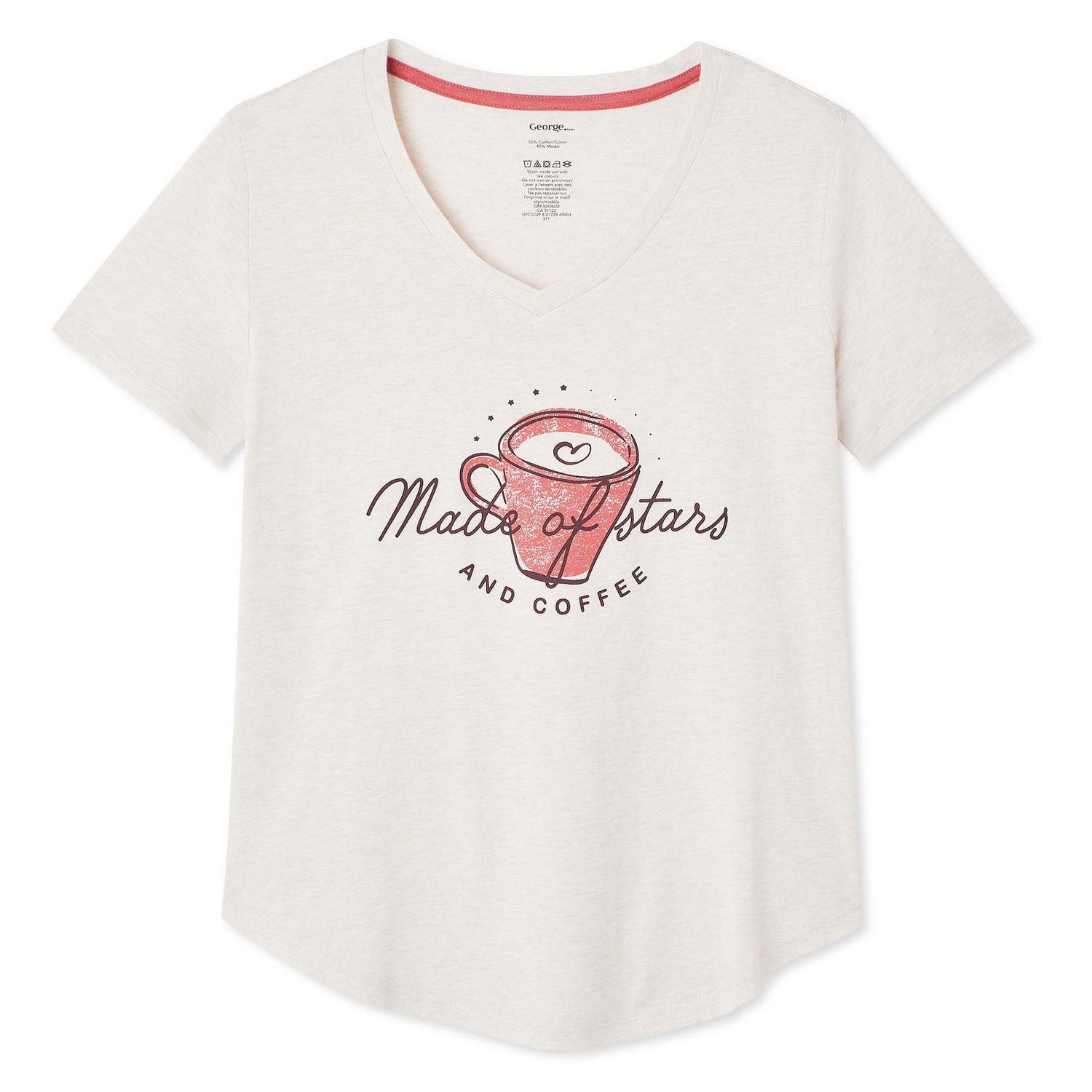 George Women's V-Neckline Pajama Tee