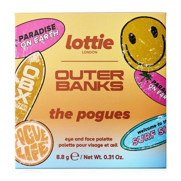 Lottie London - Outer Banks - The Pogues - Eye and Face Palette - 0.31 OZ