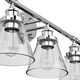 Globe Electric Parker 3-Light Metal Vanity Light, Clear Glass Shades - image 5 of 9