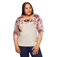 thumbnail image 1 of Iyla Women's Plus 3/4 Sleeve Tee, 1 of 6
