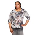 thumbnail image 1 of Iyla Women's Plus 3/4 Sleeve Tee, 1 of 6