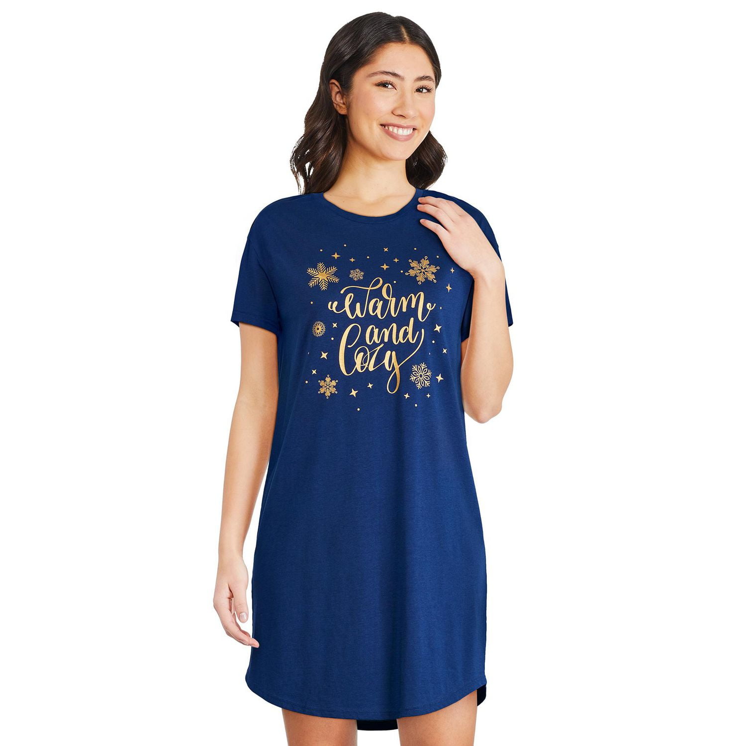 George Women's Crew Neckline Nightshirt, Sizes S-XL