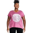 thumbnail image 1 of George Women's Plus V-Neckline Tee, 1 of 6