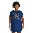 thumbnail image 1 of George Plus Women's Crew Neckline Nightshirt, 1 of 6