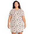 thumbnail image 1 of George Plus Women's Crew Neckline Nightshirt, 1 of 6