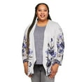 thumbnail image 1 of Iyla Women's Plus Fooler Cardigan, 1 of 6