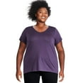 thumbnail image 1 of George Women's Plus V-Neckline Tee, 1 of 6