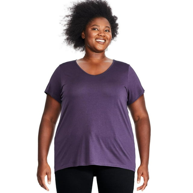 George Women's Plus V-Neckline Tee