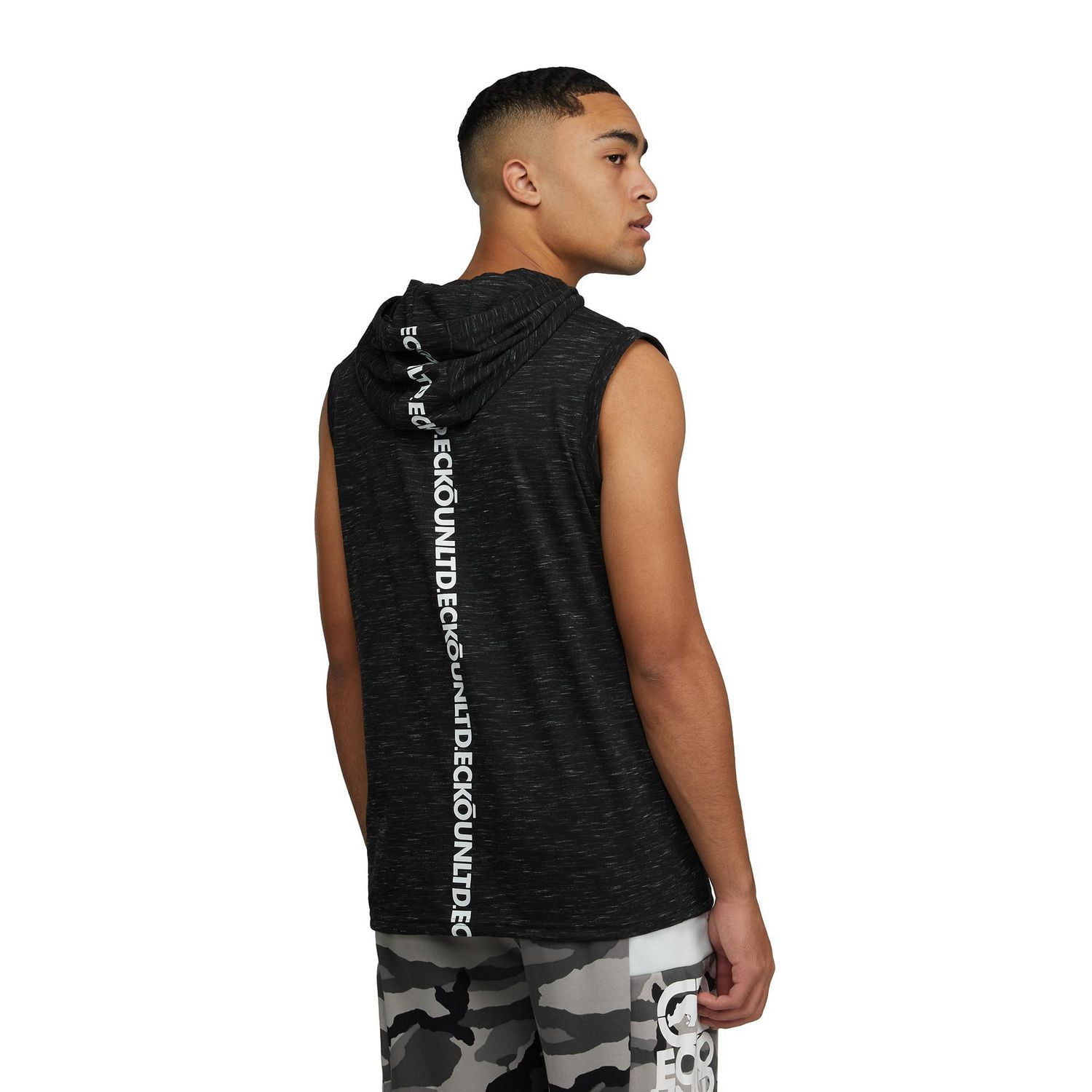 Ecko Men’s Logo Sleeveless Hoodie
