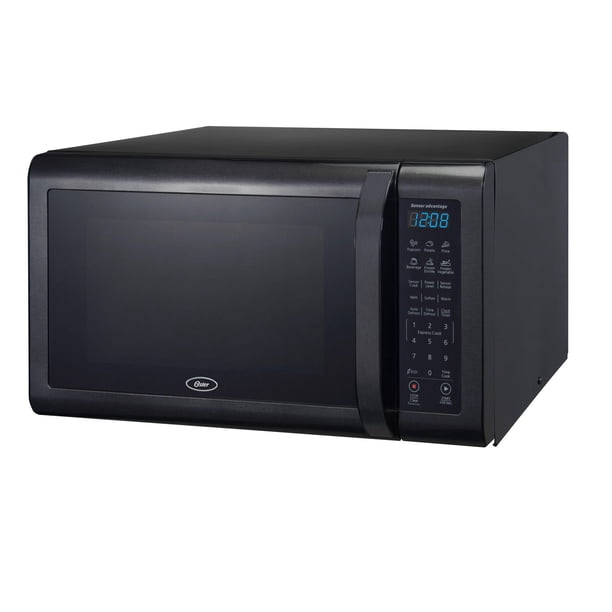 Oster 1.4 cu.ft. Countertop Microwave Oven, Black Stainless Steel