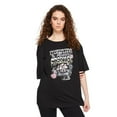 thumbnail image 1 of No Boundaries Women's Oversized Tee, 1 of 6