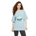 thumbnail image 1 of No Boundaries Women's Oversized Tee, 1 of 6