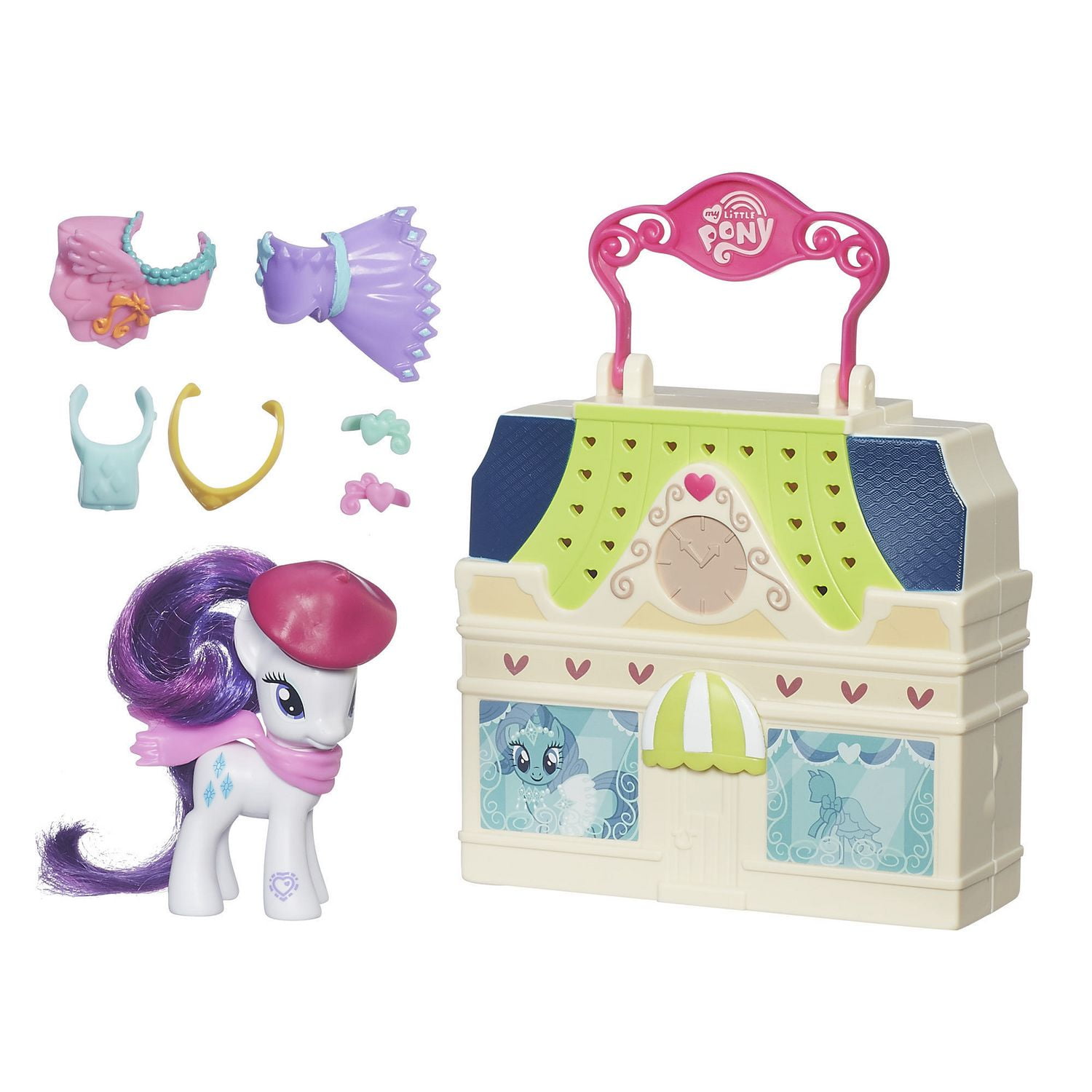 My Little Pony Friendship is Magic Rarity Dress Shop Playset