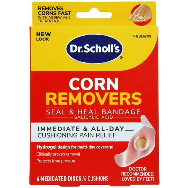 Dr. Scholl’s® Corn Removers with Duragel™ Technology, 6 Medicated Discs