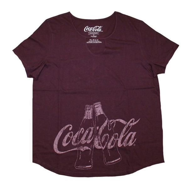 T-Shirt pour dames à imprimé Coca-Cola Taille Plus