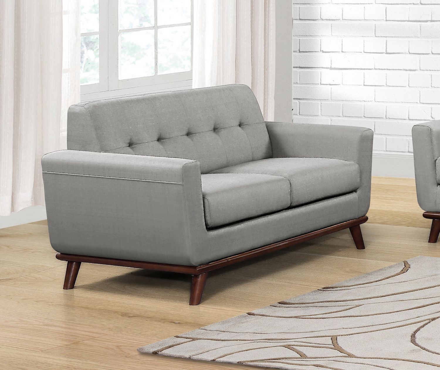 WINDSOR 2 SEATER LOVE SEAT GREY Walmart Canada   6000198922857 