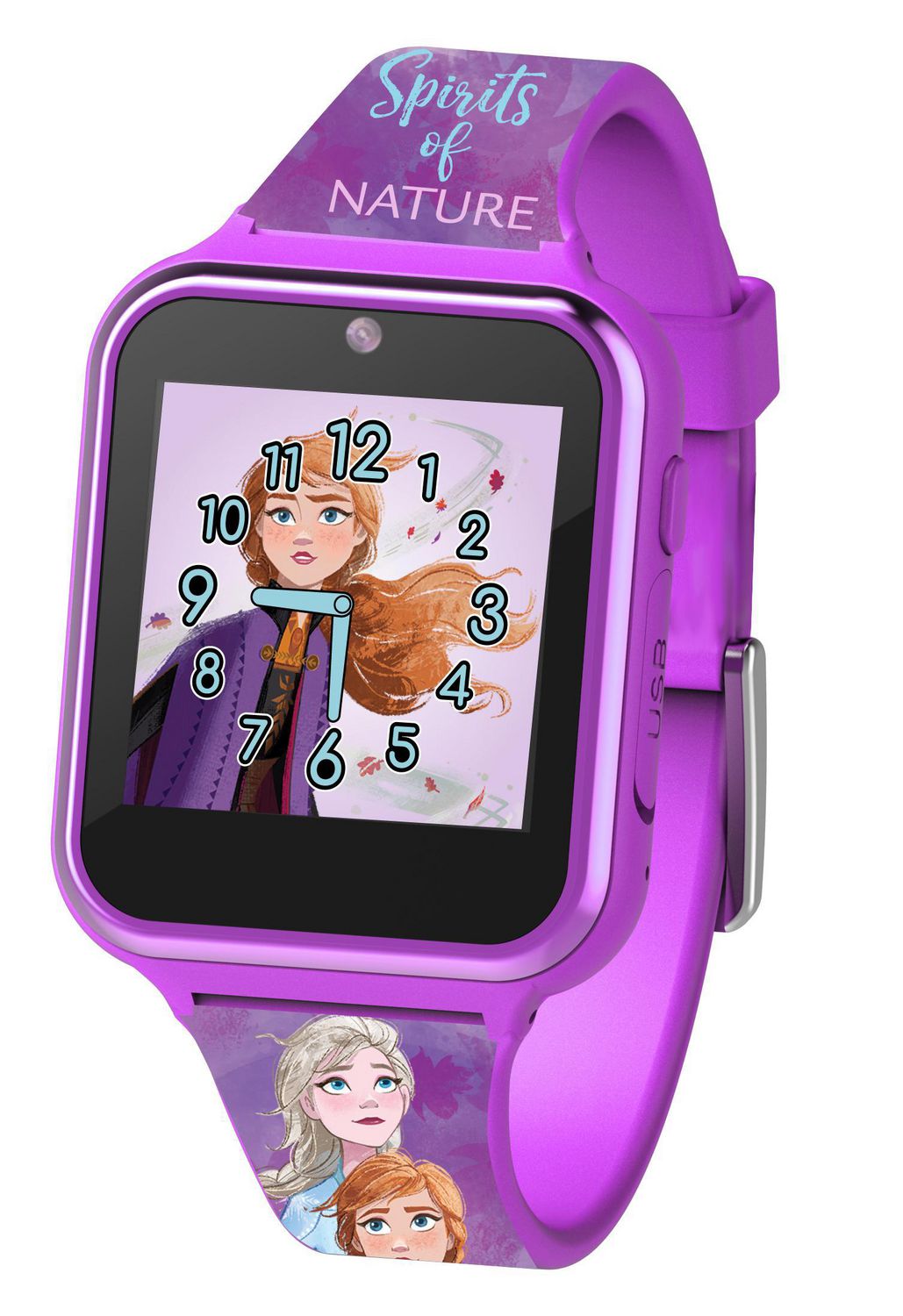 Montre interactive cran tactile avec cam ra Reine des neiges de