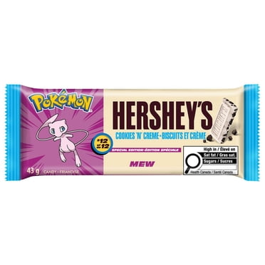 Barre de friandise standard édition spéciale Pokémon BISCUITS ET CRÈME HERSHEY'S, 43 g