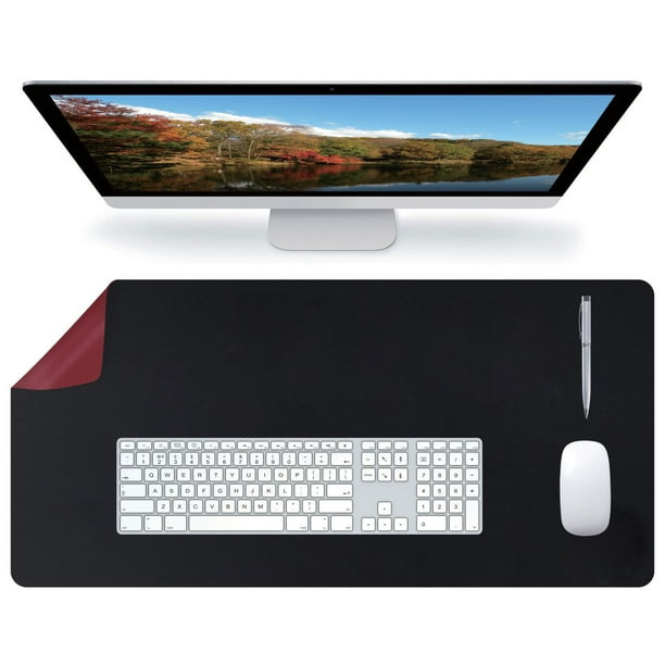 Walmart Computer Mat DUAL-SIDED DESK MAT, 23.6*11.8*0.07inch, black/red - Walmart.ca
