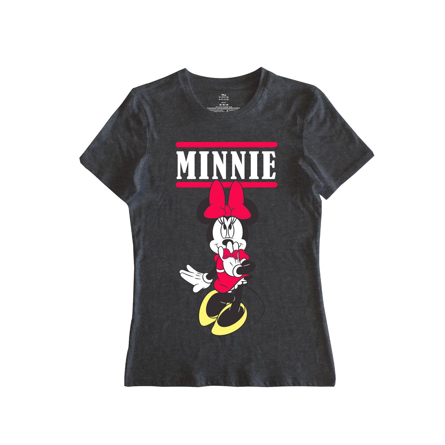 T-shirt à manches courtes Disney Minnie Giggle pour femme