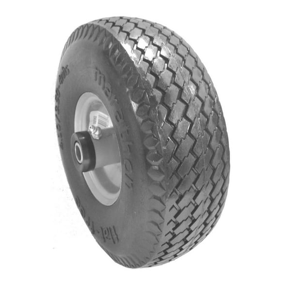 Laser Flat Free Hand/Utility Cart Tire - Size: 410 x 350 x 4