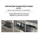 Table de chevet 2 tiroirs Fynn, Chêne gris et effet planches industrielles de Meubles South Shore – image 4 sur 9