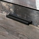 Table de chevet 2 tiroirs Fynn, Chêne gris et effet planches industrielles de Meubles South Shore – image 5 sur 9