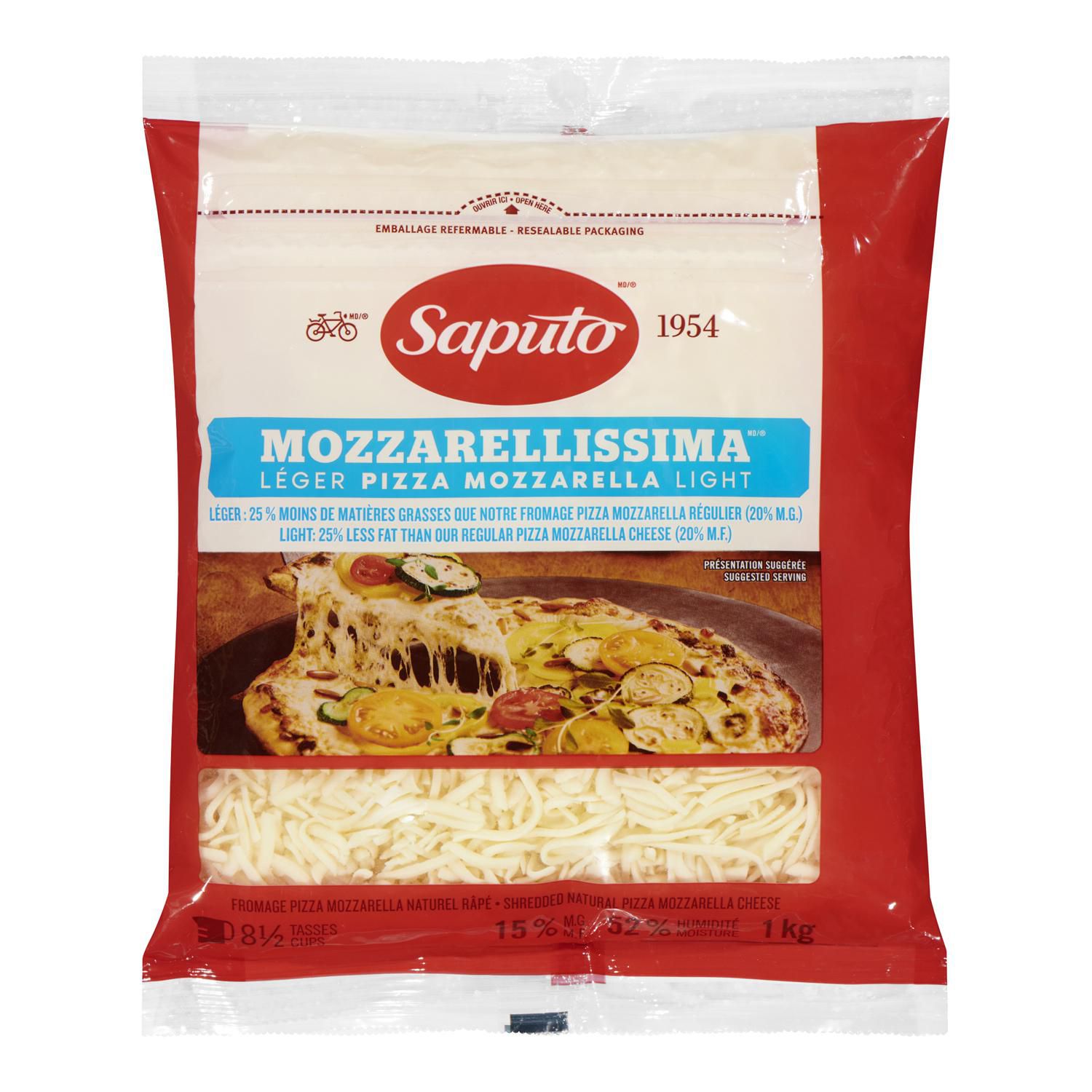 Saputo Mozzarellissima Shredded Cheese Walmart Canada