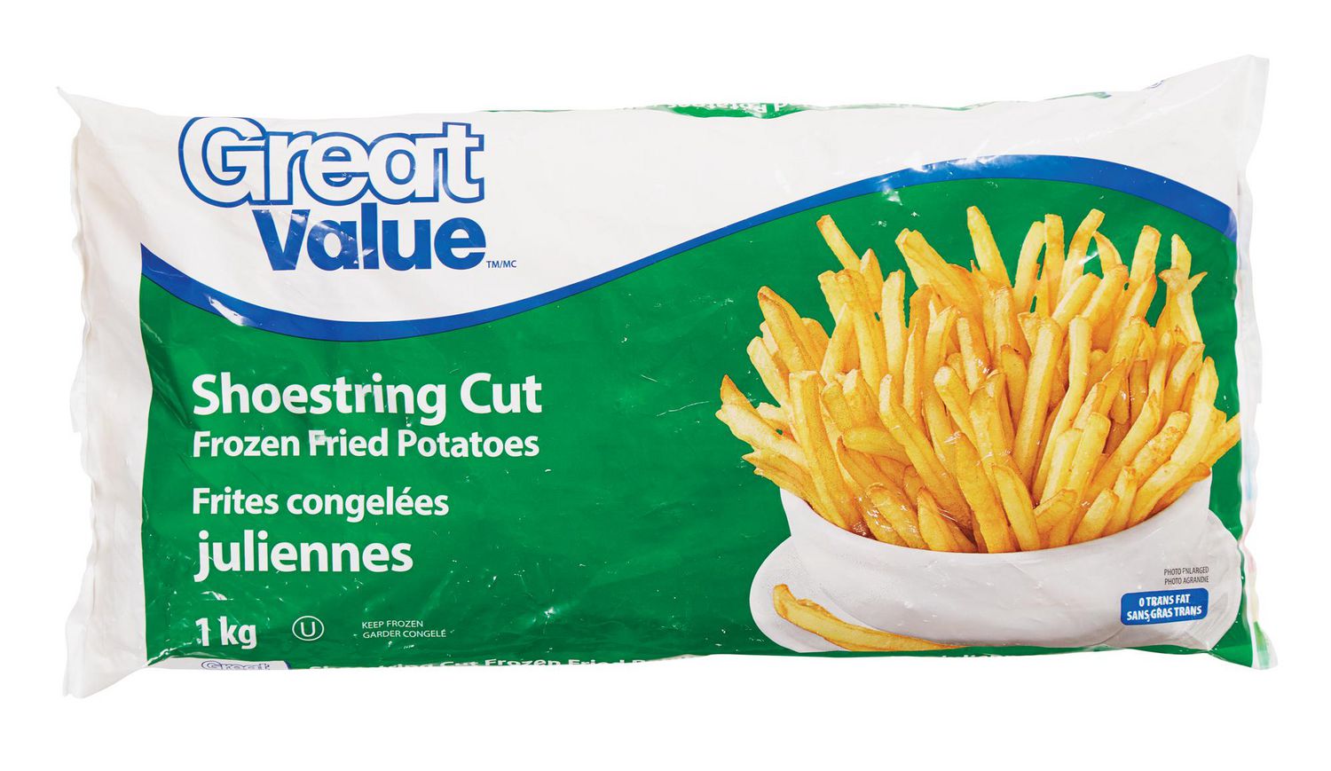 Great Value Shoestring Cut Frozen Fried Potatoes Walmart Canada